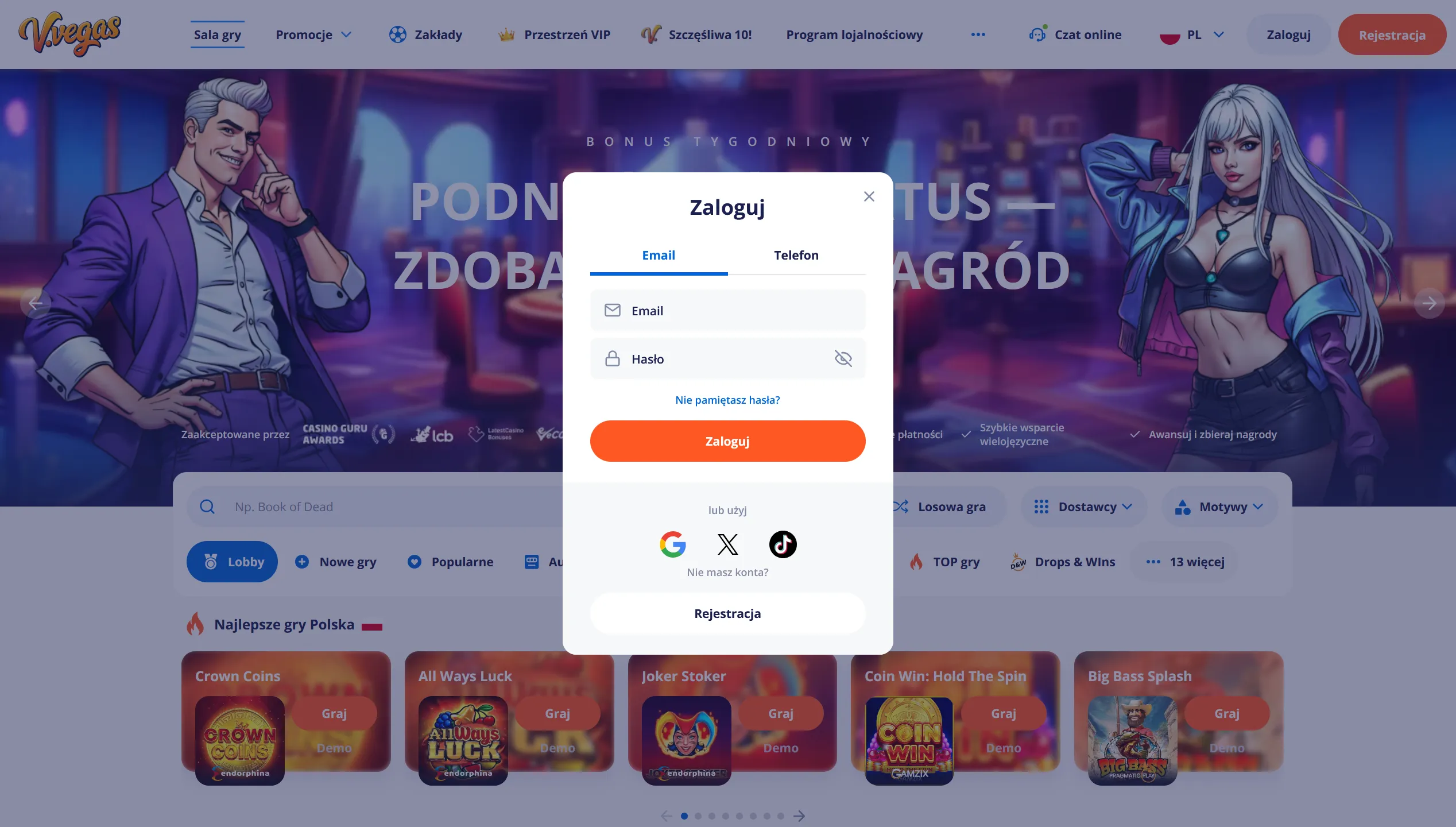 Vulkan Vegas logowanie: jak szybko zalogować się do konta